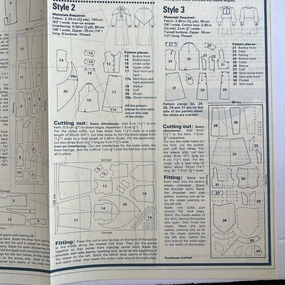 Vintage Designer Sewing Patterns Uncut Lot Of 4 Women Teens Girl Full Figure 70s - Picture 9 of 12